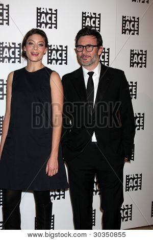 ลอสแองเจลิส - 18 feb: แอนน์โซฟี Bion, Michel Hazanavicius มาที่ Eddie Aw เอสปี ๖๒
