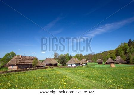 Tradiční staré polské vesnice