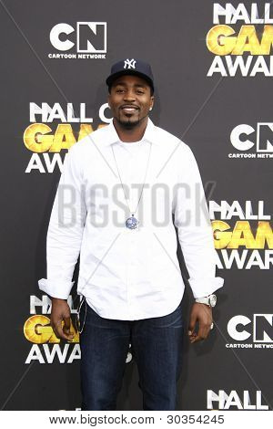 SANTA MONICA, CA - februar 18: Hakeem Nicks på 2012 Cartoon Network Hall of Game Awards på Barker Ha