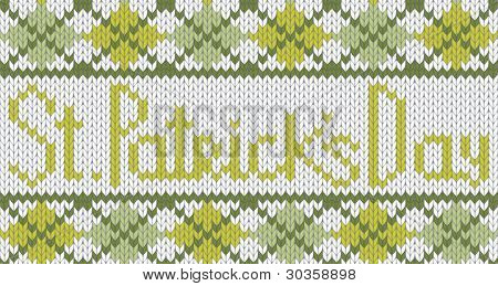 ลายถักกับบัส St. Patricks วัน