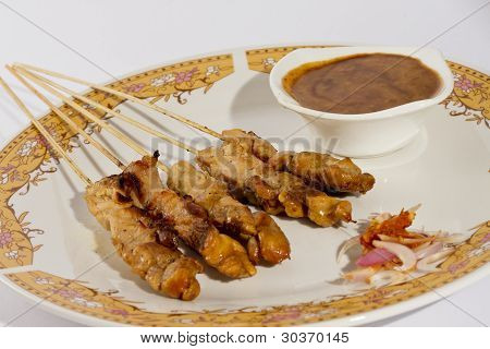 สะเต๊ะไก่อินโดนีเซีย