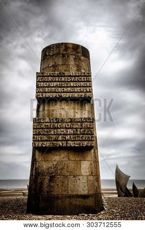 Omaha beach was the primary point of landing on June 6, 1944, the D-Day, for the entry of American forces into World War II and saw some of the most intense fighting in the entire war`