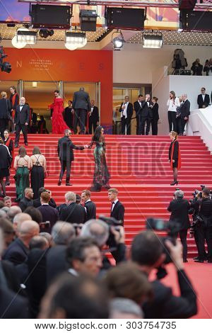  CANNES, FRANCE - MAY 22, 2019:  Atmospher attends the screening of 