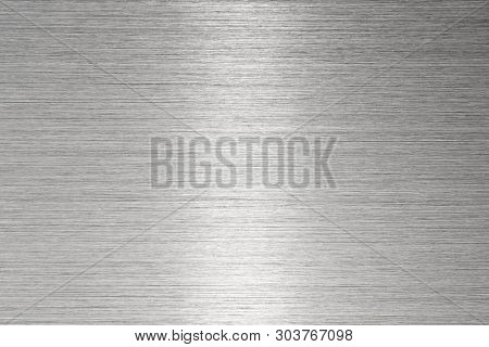 Fine brushed metal with highlight in middle.