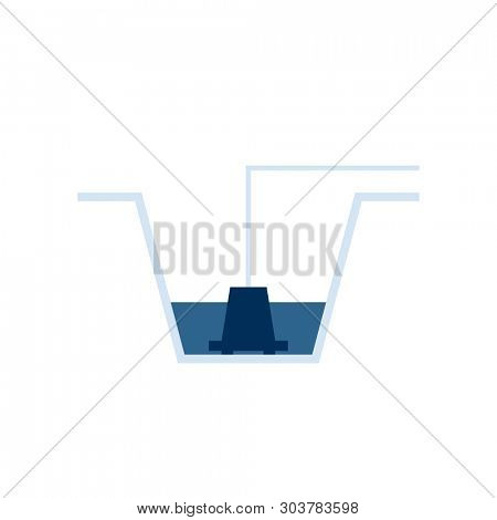 Sump pump icon. Clipart image isolated on white background