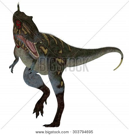Nanotyrannus Dinosaur On White 3d Illustration - Nanotyrannus Was A Carnivorous Theropod Dinosaur Th