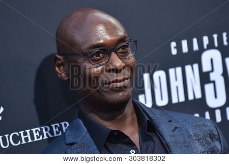 LOS ANGELES - MAY 15:  Lance Reddick arrives for the John Wick: Chapter 3 - Parabellum' L.A. Special Screening on May 15, 2019 in Hollywood, CA                