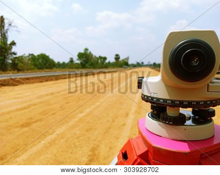 Surveying For Construction Work Using A Level Camera