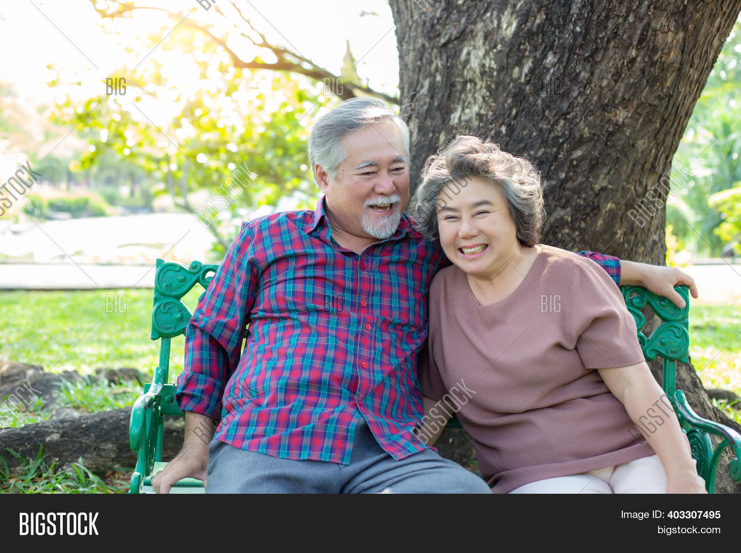 Portrait Senior Couple Image and Photo