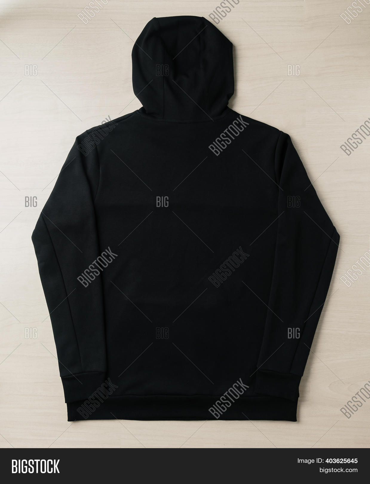 Blank Black Hoodie Image & Photo (Free Trial)  Bigstock For Blank Black Hoodie Template