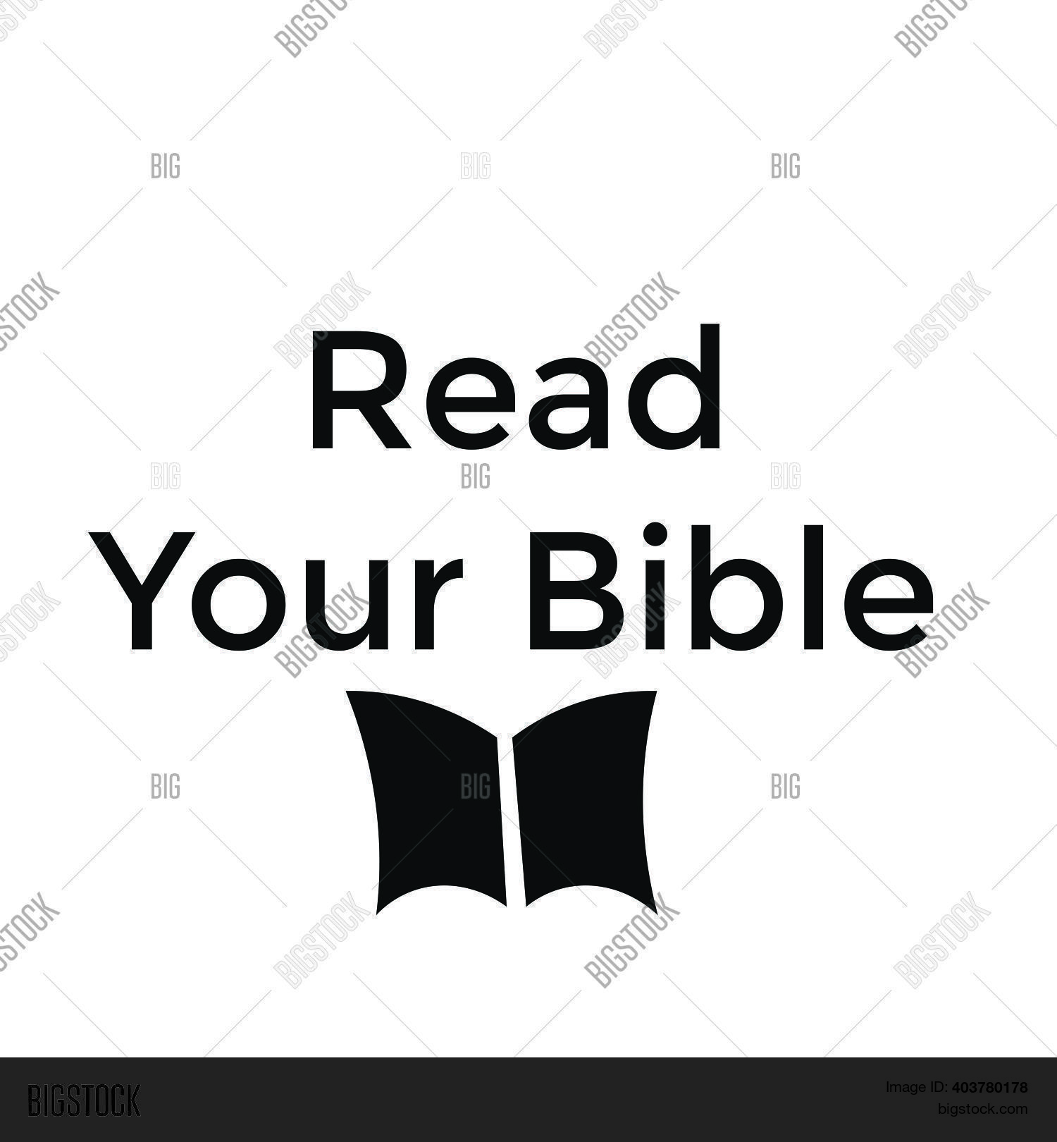 Read Your Bible, Vector & Photo (Free Trial) | Bigstock