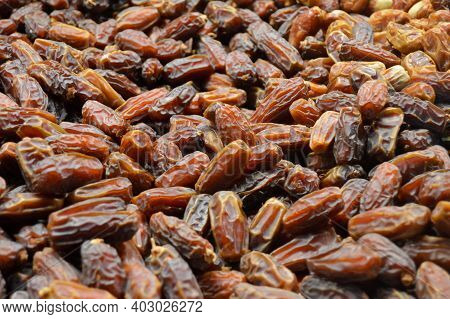 Istanbul Sold In A Market Place In Turkey Organic Fresh Nutritious Dried Hurma Medjool Grains, Hurma