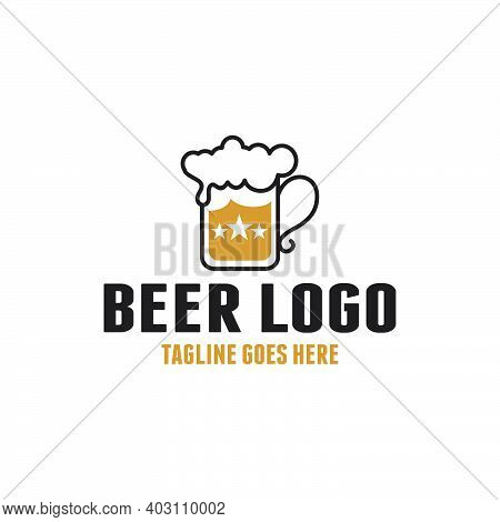 Vintage, Retro Beer Logo Bar Design Inspiration.