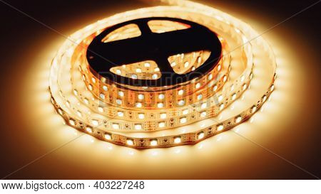 led strip warm light roll
