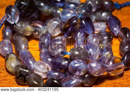 Irregular Iolite Beads