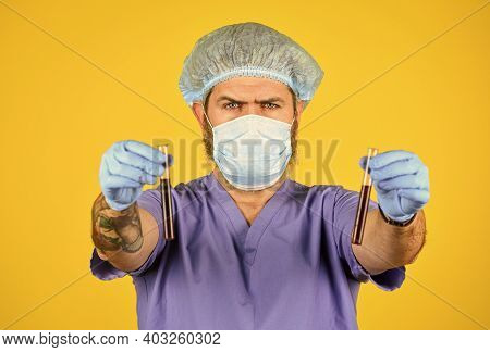 Type Of Virus. Coronavirus Concept. Expect Virus To Mutate. Human To Human Transmission. New Viruses
