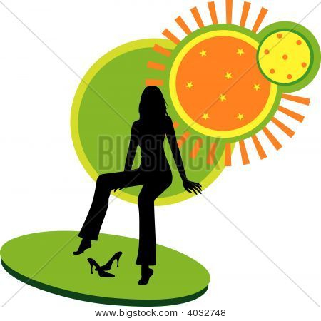 Mädchen haben rest