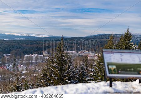 Hamelika Lookut Tower - View Of The Center Of Spa Town Marianske Lazne