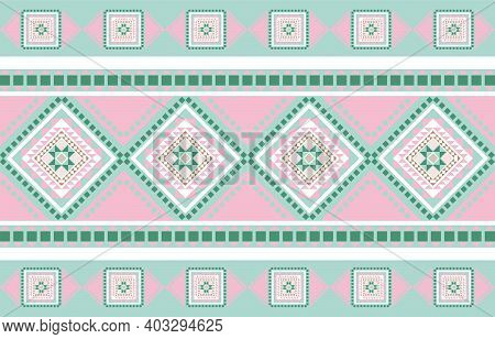 Geometric Ethnic Pattern Traditional Design For Background,carpet,wallpaper,clothing,wrapping,batik,