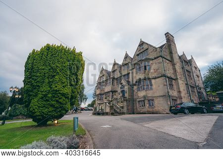 Stafford, Staffordshire | Uk -  2020.09.27: Beautiful Weston Hall Hotel Originated In 1550 When It W