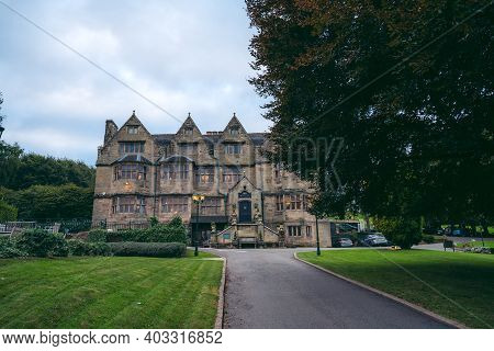 Stafford, Staffordshire | Uk -  2020.09.27: Beautiful Weston Hall Hotel Originated In 1550 When It W
