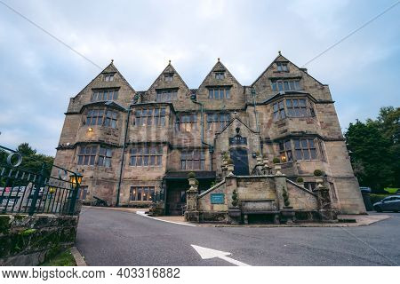 Stafford, Staffordshire | Uk -  2020.09.27: Beautiful Weston Hall Hotel Originated In 1550 When It W