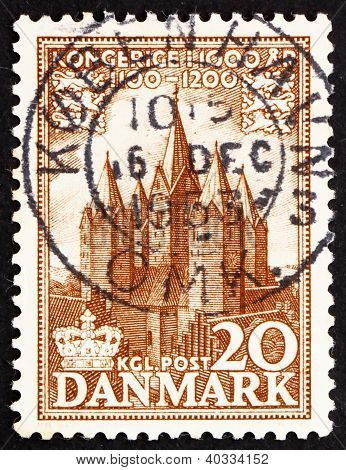 Postage stamp Denmark 1953 The Church of Our Lady, Kalundborg