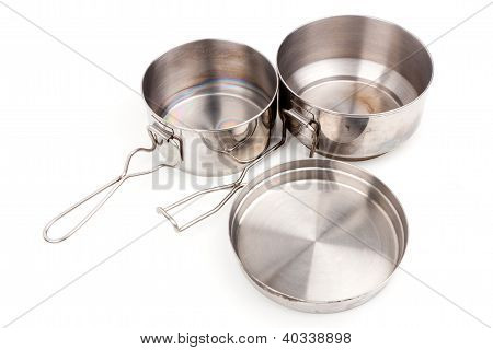 Camping Pot Spork coupe et poêle casseroles pour le Camping de la montagne