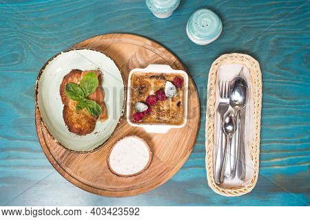 Very Tasty And Healthy Guryev Porridge. Russian Kitchen