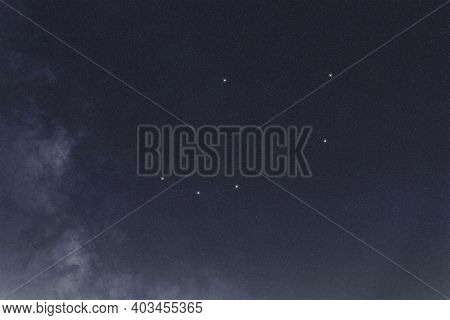 Tucana Star Constellation, Night Sky, Cluster Of Stars, Deep Space, Toucan constellation