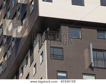 Detail budovy moderní byt