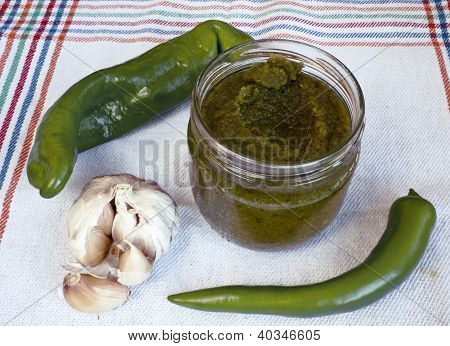 Sauce verte piquante