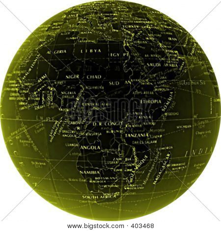 Globo Africa Onwhite