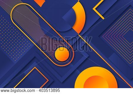 Abstract Colorful Geometric Modern Background Design. Usable For Background, Banner, Poster, Web, Vi