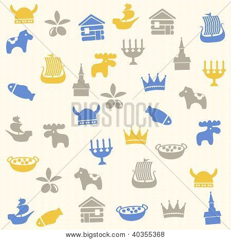 Scandinavian seamless pattern