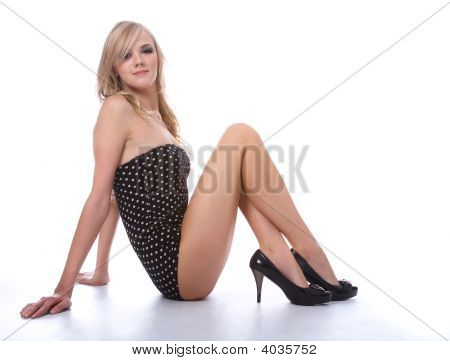 Smukke Blonde Model