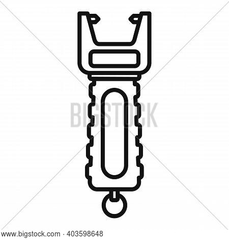 Electro Shocker Icon. Outline Electro Shocker Vector Icon For Web Design Isolated On White Backgroun