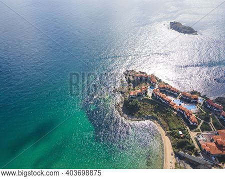 Aerial View Of Arkutino Region Near Resort Of Dyuni, Burgas Region, Bulgaria