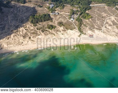 Aerial View Of Arkutino Region Near Resort Of Dyuni, Burgas Region, Bulgaria