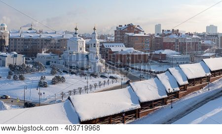 View Of The Church Of The Holy Great Martyr Paraskeva Pyatnitsa, Kazan, Tatarstan Republic