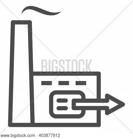 Plant And Arrow Symbol Line Icon, Black Bookkeeping Concept, Unregistered Income From Assets Sign On