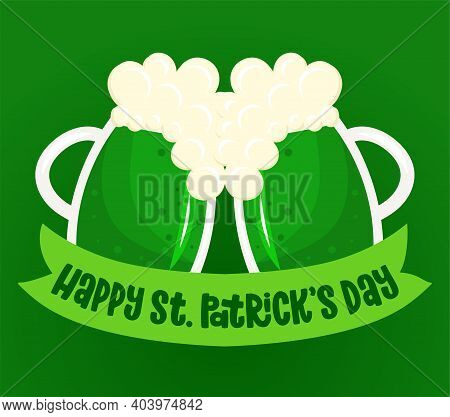 Happy Saint Patrick's Day Party Flyer Design For Posters, Invitations, T-shirts, Cards, Invitations,