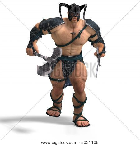 Muscular Barbarian