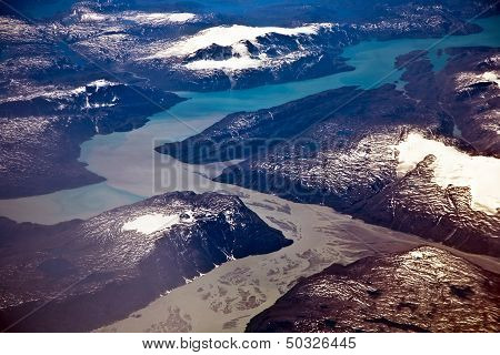 Aerial View Of The Antarctica