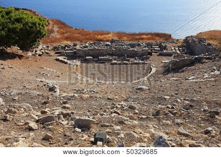 Theater Of Ancient Thira