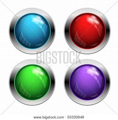 Shiny vector buttons