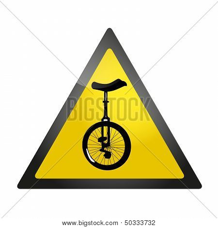 Unicycle roadsign