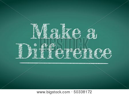 Make A Difference Message