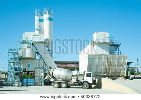 On plant of concrete products