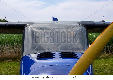 Cockpit Of A Small Aircraft